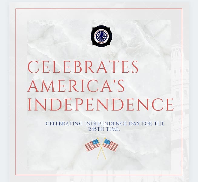 AOAF celebrates the United States on their Independence