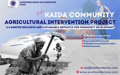 Agricultural Intervention Programs in Kaida, Nigeria: Boosting Livelihoods and Improving Nutrition